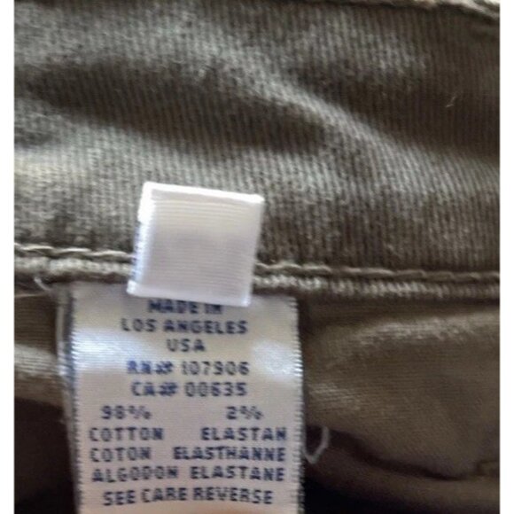 Hudson Jeans Women’s Barbara Black Size 26 Cargo Multi Pocket Brown USA Made - Picture 14 of 16